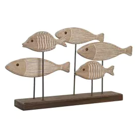 Figura Decorativa DKD Home Decor 51 x 8 x 27 cm Acabamento envelhecido Marrom claro Espirais de DKD Home Decor, Adornos - Ref...