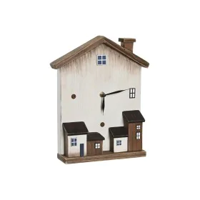 Table clock DKD Home Decor 26 x 7 x 31 cm White Houses by DKD Home Decor, Desk & Shelf Clocks - Ref: S3042297, Price: 27,32 €...