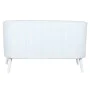 Divano DKD Home Decor Azzurro Bianco Blu cielo Metallo Righe Mediterraneo 130 x 68 x 78 cm di DKD Home Decor, Divani - Rif: S...