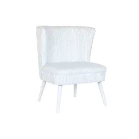 Poltrona DKD Home Decor 73 x 67 x 85 cm Azul Madeira Branco de DKD Home Decor, Cadeiras - Ref: S3042319, Preço: 163,46 €, Des...