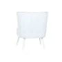 Poltrona DKD Home Decor 73 x 67 x 85 cm Azul Madeira Branco de DKD Home Decor, Cadeiras - Ref: S3042319, Preço: 163,46 €, Des...