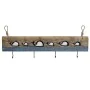 Appendiabiti da parete DKD Home Decor Finitura invecchiata Metallo Legno (85 x 4 x 33 cm) di DKD Home Decor, Appendiabiti a p...