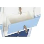 Scaffale DKD Home Decor 76 x 29 x 133 cm Abete Corda Bianco Blu cielo Blu Marino Legno MDF di DKD Home Decor, Unità di mensol...