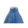 Vase DKD Home Decor Blau Himmelsblau Marineblau Dolomite Mediterraner Antiker Finish 11 x 11 x 36 cm (2 Stück) von DKD Home D...