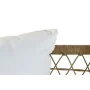 Ensemble Table avec 3 Sièges DKD Home Decor Blanc 137 x 73,5 x 66,5 cm rotin synthétique Acier de DKD Home Decor, Canapés - R...