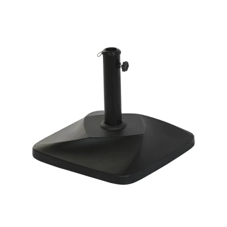 Base para Sombrilla DKD Home Decor Negro Acero Inoxidable Hormigón (48 x 48 x 41,5 cm) de DKD Home Decor, Bases y soportes pa...