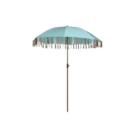 Parasol DKD Home Decor Aço Alumínio Azul celeste (180 x 180 x 190 cm) de DKD Home Decor, Sombrinhas - Ref: S3042451, Preço: 5...