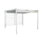 Pergola DKD Home Decor White 296 x 296 x 225 cm Steel by DKD Home Decor, Arbours - Ref: S3042461, Price: 481,20 €, Discount: %