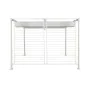 Pérgula DKD Home Decor Branco 296 x 296 x 225 cm Aço de DKD Home Decor, Pérgulas - Ref: S3042461, Preço: 481,20 €, Desconto: %