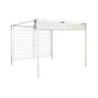 Pérgola DKD Home Decor Blanco 296 x 296 x 225 cm Acero de DKD Home Decor, Pérgolas - Ref: S3042461, Precio: 534,67 €, Descuen...