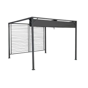 Pergola DKD Home Decor Grau 300 x 300 x 230 cm Stahl von DKD Home Decor, Rosenbögen - Ref: S3042462, Preis: 534,67 €, Rabatt: %