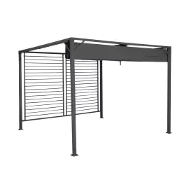 Pérgola DKD Home Decor Gris 300 x 300 x 230 cm Acero de DKD Home Decor, Pérgolas - Ref: S3042462, Precio: 534,67 €, Descuento: %