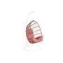 Sedia da giardino sospesa DKD Home Decor Bianco Terracotta Alluminio Acciaio rattan sintetico 94 x 100 x 196 cm di DKD Home D...