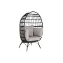 Sillón de jardín DKD Home Decor Negro Gris Metal ratán sintético 99 x 71 x 147 cm de DKD Home Decor, Sillones - Ref: S3042491...