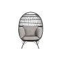 Sillón de jardín DKD Home Decor Negro Gris Metal ratán sintético 99 x 71 x 147 cm de DKD Home Decor, Sillones - Ref: S3042491...