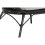 Chaise de jardin DKD Home Decor Noir Gris Métal rotin synthétique 99 x 71 x 147 cm de DKD Home Decor, Fauteuils - Réf : S3042...