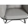 Chaise de jardin DKD Home Decor Noir Gris Métal rotin synthétique 99 x 71 x 147 cm de DKD Home Decor, Fauteuils - Réf : S3042...