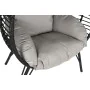 Chaise de jardin DKD Home Decor 90 x 65 x 151 cm Noir Gris Métal rotin synthétique de DKD Home Decor, Fauteuils - Réf : S3042...