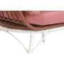 Chaise de jardin DKD Home Decor 99 x 71 x 147 cm Métal Terre cuite rotin synthétique Blanc de DKD Home Decor, Fauteuils - Réf...