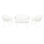 Divano e Tavolo DKD Home Decor Metallo rattan sintetico 124 x 74 x 84 cm di DKD Home Decor, Divani - Rif: S3042495, Prezzo: 4...