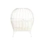 Chaise de jardin DKD Home Decor 130 x 68 x 146 cm rotin synthétique Acier Blanc de DKD Home Decor, Fauteuils - Réf : S3042499...