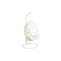 Poltrona de jardim suspensa DKD Home Decor Branco Metal Alumínio Rotim sintético 94 x 100 x 196 cm de DKD Home Decor, Poltron...