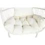 Sedia da giardino sospesa DKD Home Decor Bianco Metallo Alluminio rattan sintetico 94 x 100 x 196 cm di DKD Home Decor, Poltr...