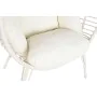 Poltrona da giardino DKD Home Decor 90 x 65 x 151 cm Metallo rattan sintetico Bianco di DKD Home Decor, Poltrone - Rif: S3042...