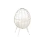 Poltrona da giardino DKD Home Decor 90 x 65 x 151 cm Metallo rattan sintetico Bianco di DKD Home Decor, Poltrone - Rif: S3042...