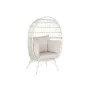 Chaise de jardin DKD Home Decor Blanc Métal rotin synthétique 99 x 71 x 147 cm de DKD Home Decor, Fauteuils - Réf : S3042502,...