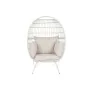 Poltrona da giardino DKD Home Decor Bianco Metallo rattan sintetico 99 x 71 x 147 cm di DKD Home Decor, Poltrone - Rif: S3042...