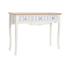 Consola DKD Home Decor Cerámica Blanco Azul cielo (110 x 40 x 79 cm) de DKD Home Decor, Mesas - Ref: S3042521, Precio: 175,57...