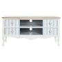 Móvel de TV DKD Home Decor Branco Azul celeste (120 x 48 x 60 cm) de DKD Home Decor, Mesas e suportes para TV - Ref: S3042522...