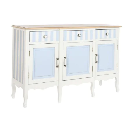 Aparador DKD Home Decor Blanco Azul cielo (140 x 45 x 90 cm) de DKD Home Decor, Armarios y aparadores - Ref: S3042523, Precio...