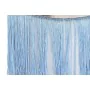 Footrest DKD Home Decor Silver Metal Sky blue Navy Blue Fringe 35 x 35 x 41 cm (2 Units) by DKD Home Decor, Footstools & Otto...