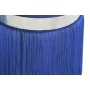 Footrest DKD Home Decor Silver Metal Sky blue Navy Blue Fringe 35 x 35 x 41 cm (2 Units) by DKD Home Decor, Footstools & Otto...