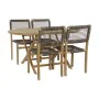 Conjunto de mesa com 4 cadeiras DKD Home Decor 90 cm 150 x 90 x 75 cm de DKD Home Decor, Conjuntos de mobiliário de jardim - ...