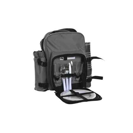 Picnic set DKD Home Decor 28,5 x 20 x 39 cm Dark grey by DKD Home Decor, Hampers - Ref: S3042560, Price: 55,64 €, Discount: %