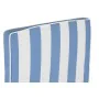 Almofada para Espreguiçadeira DKD Home Decor Cama de Rede Branco Azul celeste 190 x 60 x 5 cm de DKD Home Decor, Espreguiçade...