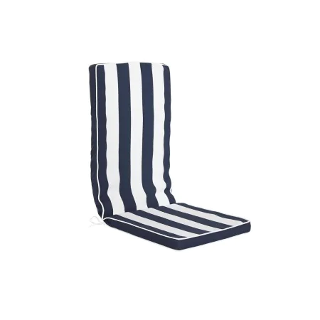 Coussin DKD Home Decor Blanc Blue marine Rayures 42 x 4 x 115 cm de DKD Home Decor, Coussins - Réf : S3042599, Prix : 27,37 €...