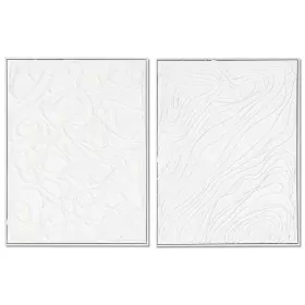 Painting DKD Home Decor 60 x 3,2 x 80 cm Abstract With relief Urban (2 Units) by DKD Home Decor, Prints on Canvas - Ref: S304...