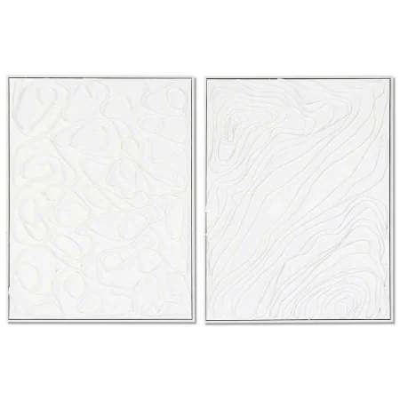 Cadre DKD Home Decor 60 x 3,2 x 80 cm Abstrait Avec relief Urbaine (2 Unités) de DKD Home Decor, Impressions sur toile - Réf ...