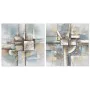 Pintura DKD Home Decor Abstrato 80 x 3 x 80 cm Moderno (2 Unidades) de DKD Home Decor, Impressões sobre tela - Ref: S3042886,...