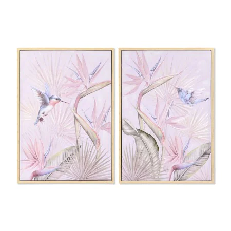 Pintura DKD Home Decor 70 x 3,7 x 100 cm Tropical (2 Unidades) de DKD Home Decor, Impressões sobre tela - Ref: S3042903, Preç...