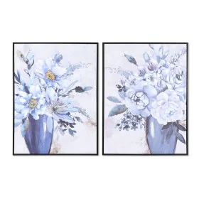 Painting DKD Home Decor 60 x 3,5 x 80 cm Vase Traditional (2 Units) by DKD Home Decor, Prints on Canvas - Ref: S3042914, Pric...