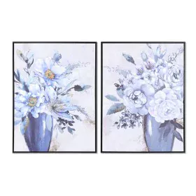 Pintura DKD Home Decor 60 x 3,5 x 80 cm Vaso Tradicional (2 Unidades) de DKD Home Decor, Impressões sobre tela - Ref: S304291...