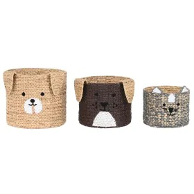 Juego de Cestas DKD Home Decor 40 x 40 x 37 cm Animales de DKD Home Decor, Cajas - Ref: S3042971, Precio: 75,79 €, Descuento: %