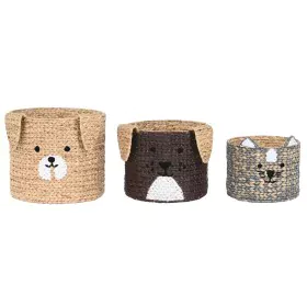 Basket set DKD Home Decor 40 x 40 x 37 cm animals by DKD Home Decor, Boxes - Ref: S3042971, Price: 67,30 €, Discount: %