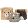 Juego de Cestas DKD Home Decor 40 x 40 x 37 cm Animales de DKD Home Decor, Cajas - Ref: S3042971, Precio: 67,30 €, Descuento: %