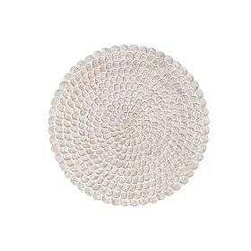 Décoration murale DKD Home Decor Finition vieillie Naturel 120 x 3 x 120 cm Blanc Indien de DKD Home Decor, Objets de décorat...